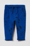 Дитячі бавовняні штани OVS візерунок колір блакитний (2640301) Дитячі бавовняні штани OVS візерунок колір блакитний (2640301)