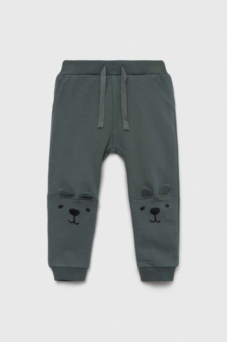 Дитячі спортивні штани Name it колір зелений з принтом Дитячі спортивні штани Name it колір зелений з принтом