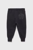 Дитячі спортивні штани Desigual колір чорний з аплікацією Дитячі спортивні штани Desigual колір чорний з аплікацією