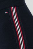 Бавовняні спортивні штани Tommy Hilfiger жіночі колір синій з аплікацією Бавовняні спортивні штани Tommy Hilfiger жіночі колір синій з аплікацією