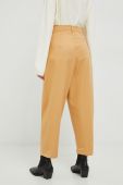 Штани Patrizia Pepe жіночі колір бежевий широке висока посадка (2513310) Штани Patrizia Pepe жіночі колір бежевий широке висока посадка (2513310)