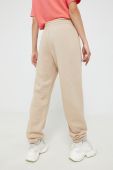 Спортивні штани adidas Originals жіночі колір бежевий однотонні HJ7865-MAGBEI Спортивні штани adidas Originals жіночі колір бежевий однотонні HJ7865-MAGBEI