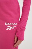 Спортивні штани Reebok жіночі колір рожевий з принтом Спортивні штани Reebok жіночі колір рожевий з принтом