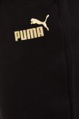 Спортивні штани Puma жіночі колір чорний однотонні Спортивні штани Puma жіночі колір чорний однотонні