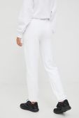 Спортивні штани Guess жіночі колір білий з принтом Спортивні штани Guess жіночі колір білий з принтом