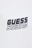 Спортивні штани Guess жіночі колір білий з принтом Спортивні штани Guess жіночі колір білий з принтом