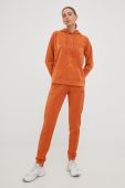 Спортивні штани Guess жіночі колір помаранчевий з аплікацією (2666167)