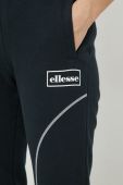 спортивні штани Ellesse жіночі колір чорний з принтом спортивні штани Ellesse жіночі колір чорний з принтом
