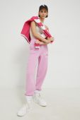 спортивні штани Ellesse жіночі колір рожевий з аплікацією спортивні штани Ellesse жіночі колір рожевий з аплікацією