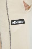 Спортивні штани Ellesse жіночі колір бежевий однотонні