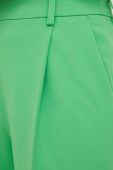 Штани Samsoe Samsoe жіночі колір зелений широке висока посадка (2681625) Штани Samsoe Samsoe жіночі колір зелений широке висока посадка (2681625)