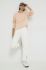 Штани Champion жіночі колір бежевий однотонні