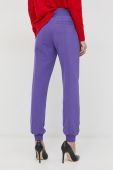 Бавовняні спортивні штани Patrizia Pepe жіночі колір фіолетовий однотонні (2647723) Бавовняні спортивні штани Patrizia Pepe жіночі колір фіолетовий однотонні (2647723)