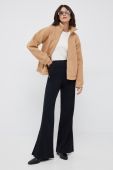 Штани United Colors of Benetton жіночі колір чорний широке висока посадка (2755994) Штани United Colors of Benetton жіночі колір чорний широке висока посадка (2755994)