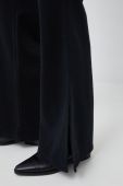 Штани United Colors of Benetton жіночі колір чорний широке висока посадка (2755994) Штани United Colors of Benetton жіночі колір чорний широке висока посадка (2755994)