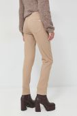 Штани Morgan жіночі колір бежевий облягаюче висока посадка (2824333) Штани Morgan жіночі колір бежевий облягаюче висока посадка (2824333)