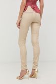 Штани Morgan жіночі колір бежевий облягаюче висока посадка (2601234) Штани Morgan жіночі колір бежевий облягаюче висока посадка (2601234)
