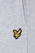Спортивні штани Lyle & Scott жіночі колір сірий однотонні Спортивні штани Lyle & Scott жіночі колір сірий однотонні