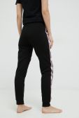 Спортивні штани Moschino Underwear жіночі колір чорний однотонні