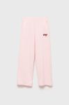 Дитячі спортивні штани Guess колір рожевий однотонні (2420961) Дитячі спортивні штани Guess колір рожевий однотонні (2420961)