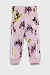 Дитячі спортивні штани adidas Performance колір рожевий візерунок Дитячі спортивні штани adidas Performance колір рожевий візерунок
