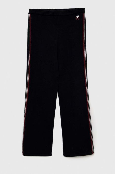 Дитячі штани Tommy Hilfiger колір синій з аплікацією (2931283) Дитячі штани Tommy Hilfiger колір синій з аплікацією (2931283)