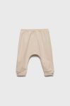 Дитячі спортивні штани United Colors of Benetton колір бежевий однотонні (2538993) Дитячі спортивні штани United Colors of Benetton колір бежевий однотонні (2538993)