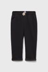Дитячі штани United Colors of Benetton колір чорний однотонні (2630483) Дитячі штани United Colors of Benetton колір чорний однотонні (2630483)