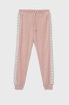 Дитячі спортивні штани United Colors of Benetton колір рожевий з аплікацією (2737003) Дитячі спортивні штани United Colors of Benetton колір рожевий з аплікацією (2737003)