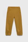 Дитячі бавовняні штани United Colors of Benetton колір жовтий однотонні (2627202) Дитячі бавовняні штани United Colors of Benetton колір жовтий однотонні (2627202)