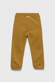Дитячі бавовняні штани United Colors of Benetton колір жовтий однотонні (2627202) Дитячі бавовняні штани United Colors of Benetton колір жовтий однотонні (2627202)