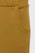 Дитячі бавовняні штани United Colors of Benetton колір жовтий однотонні (2627202) Дитячі бавовняні штани United Colors of Benetton колір жовтий однотонні (2627202)