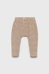 Дитячі штани United Colors of Benetton колір бежевий візерунок Дитячі штани United Colors of Benetton колір бежевий візерунок