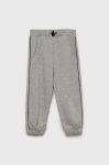 Дитячі бавовняні штани Sisley колір сірий однотонні (2552916) Дитячі бавовняні штани Sisley колір сірий однотонні (2552916)
