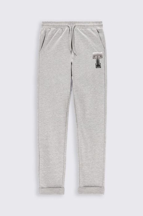 Дитячі спортивні штани Coccodrillo колір сірий однотонні (2552963) Дитячі спортивні штани Coccodrillo колір сірий однотонні (2552963)
