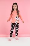 Дитячі бавовняні штани Coccodrillo колір чорний візерунок (2585086) Дитячі бавовняні штани Coccodrillo колір чорний візерунок (2585086)
