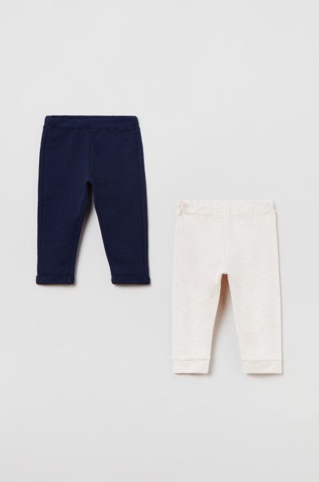 Штани для немовлят OVS колір сірий однотонні Штани для немовлят OVS колір сірий однотонні