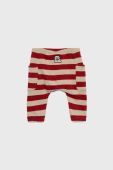 Штани для немовлят United Colors of Benetton колір червоний візерунок Штани для немовлят United Colors of Benetton колір червоний візерунок