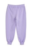 Дитячі бавовняні штани Mini Rodini колір фіолетовий з аплікацією Дитячі бавовняні штани Mini Rodini колір фіолетовий з аплікацією