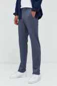 Штани Tom Tailor чоловічі колір синій облягаюче