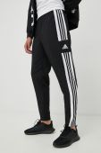 Штани adidas Performance чоловічі колір чорний однотонні