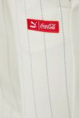 Спортивні штани Puma Puma X Coca Cola чоловічі колір бежевий візерунок
