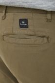 Штани PS Paul Smith чоловічі колір зелений фасон chinos