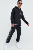 Бавовняні спортивні штани adidas Originals чоловічі колір чорний однотонні Бавовняні спортивні штани adidas Originals чоловічі колір чорний однотонні