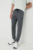 Спортивні штани adidas чоловічі колір сірий меланж (2520239) Спортивні штани adidas чоловічі колір сірий меланж (2520239)