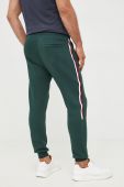 Спортивні штани Tommy Hilfiger чоловічі колір зелений з аплікацією (2565591)