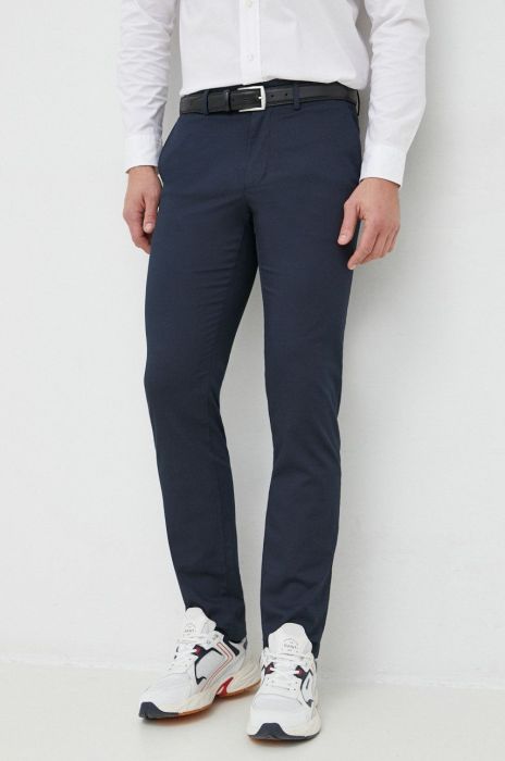 Штани Tommy Hilfiger чоловічі колір синій пряме (2775726) Штани Tommy Hilfiger чоловічі колір синій пряме (2775726)
