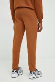Спортивні штани Fila чоловічі колір коричневий з аплікацією