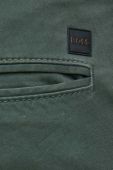 Штани BOSS Boss Casual чоловічі колір зелений фасон chinos Штани BOSS Boss Casual чоловічі колір зелений фасон chinos