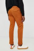 Штани United Colors of Benetton чоловічі колір помаранчевий пряме